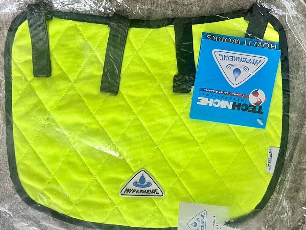 Hyperkewl evaporative cooling neck shades
